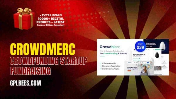 Crowdmerc Crowdfunding Startup Fundraising At Best Price - Gpl Bees