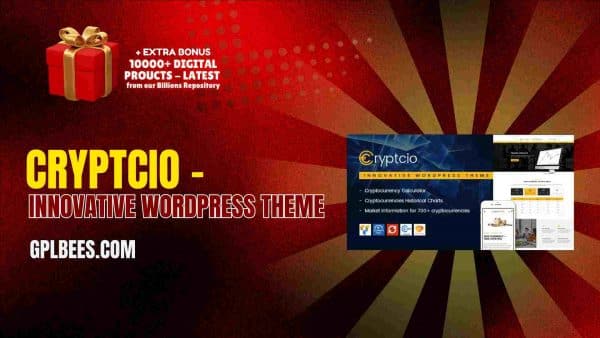 Cryptcio – Innovative Wordpress Theme At Best Price - Gpl Bees