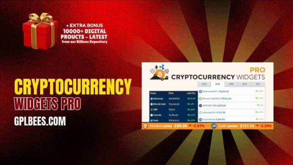 Cryptocurrency Widgets Pro At Best Price - Gpl Bees