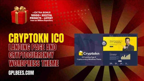 Cryptokn Ico Landing Page And Cryptocurrency Wordpress Theme At Best Price - Gpl Bees