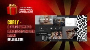 Curly – A Stylish Theme for Hairdressers and Hair Salons - Buy GPL Divi Theme at Best Price