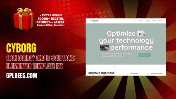 Cyborg – Tech Agency And It Solutions Elementor Template Kit At Best Price - Gpl Bees
