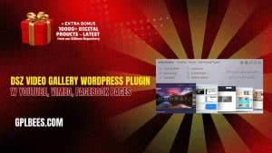 DSZ Video Gallery WordPress Plugin/w YouTube, Vimeo, Facebook pages - Buy GPL 26 at Best Price