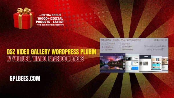 Dsz Video Gallery Wordpress Plugin/W Youtube, Vimeo, Facebook Pages At Best Price - Gpl Bees