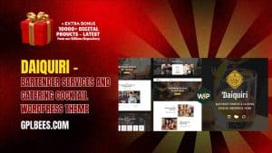Daiquiri – Bartender Services and Catering Cocktail WordPress Theme - Buy GPL 60 at Best Price
