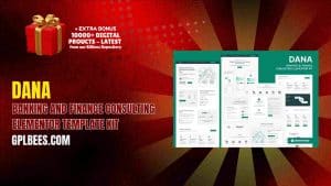 Dana – Banking and Finance Consulting Elementor Template Kit - Buy GPL 61 at Best Price