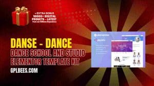Danse – Dance School and Studio Elementor Template Kit - Buy GPL 61 at Best Price