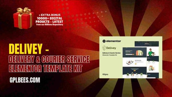 Delivey – Delivery &Amp; Courier Service Elementor Template Kit At Best Price - Gpl Bees