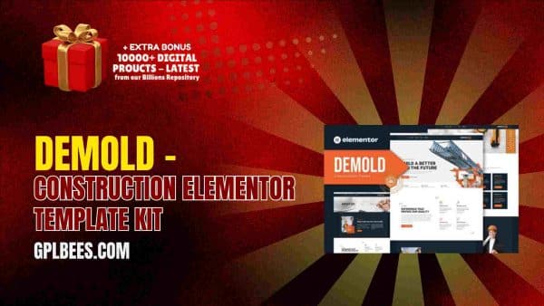 Demold – Construction Elementor Template Kit At Best Price - Gpl Bees