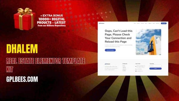 Dhalem Real Estate Elementor Template Kit At Best Price - Gpl Bees