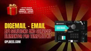 Digemail – Email API Solutions and Services Elementor Pro Template Kit - Buy GPL 54 at Best Price