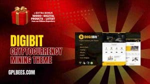 DigiBit Cryptocurrency Mining Theme - Buy GPL 126 at Best Price