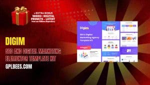 Digim – SEO and Digital Marketing Elementor Template Kit - Buy GPL 54 at Best Price
