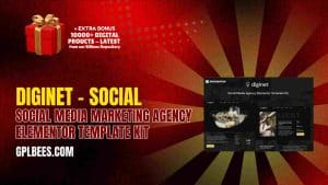 Diginet – Social Media Marketing Agency Elementor Template Kit - Buy GPL 55 at Best Price