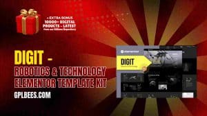Digit – Robotics & Technology Elementor Template Kit - Buy GPL 56 at Best Price