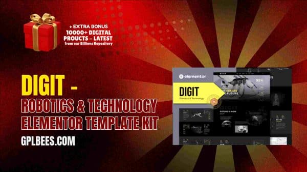 Digit – Robotics &Amp; Technology Elementor Template Kit At Best Price - Gpl Bees