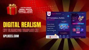 Digital Realism – NFT Elementor Template Kit - Buy GPL 56 at Best Price