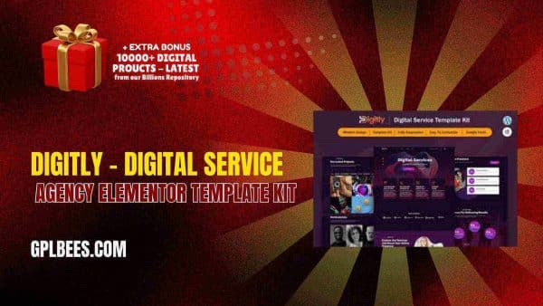 Digitly – Digital Service Agency Elementor Template Kit At Best Price - Gpl Bees