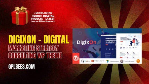 Digixon – Digital Marketing Strategy Consulting Wp Theme At Best Price - Gpl Bees
