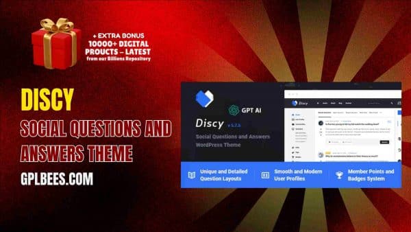 Discy Social Questions And Answers Theme At Best Price - Gpl Bees