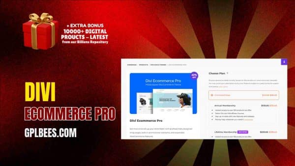 Divi Ecommerce Pro At Best Price - Gpl Bees
