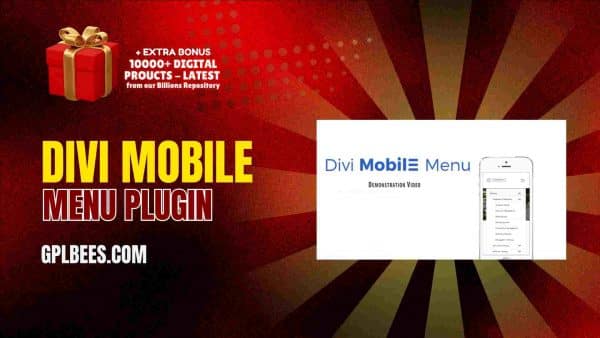 Divi Mobile Menu Plugin At Best Price - Gpl Bees