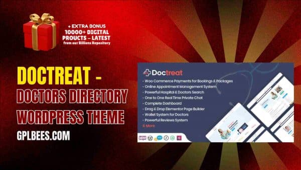 Doctreat – Doctors Directory Wordpress Theme At Best Price - Gpl Bees
