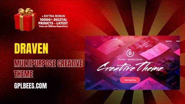 Draven Multipurpose Creative Theme At Best Price - Gpl Bees