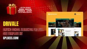 Drivale – Driving School Elementor Pro Full Site Template Kit - Buy GPL 61 at Best Price