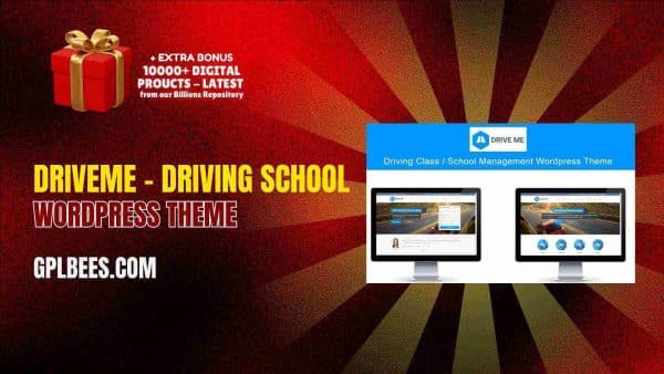Driveme – Driving School Wordpress Theme At Best Price - Gpl Bees