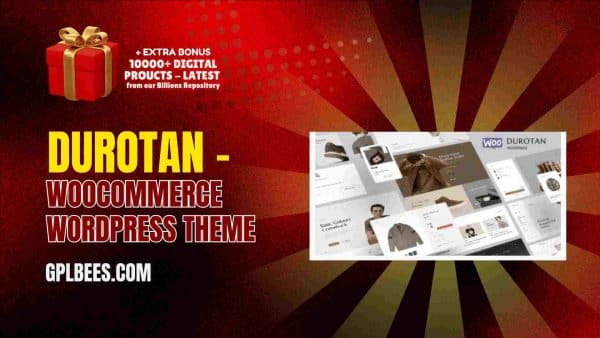 Durotan – Woocommerce Wordpress Theme At Best Price - Gpl Bees