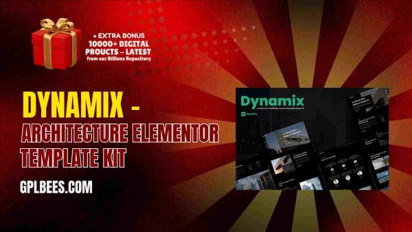 Dynamix – Architecture Elementor Template Kit At Best Price - Gpl Bees