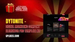 Dytonite – Digital Marketing Company Elementor Pro Template Kit - Buy GPL 62 at Best Price