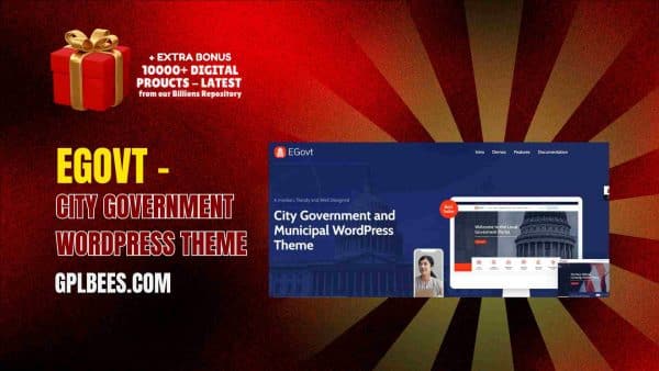 Egovt – City Government Wordpress Theme At Best Price - Gpl Bees
