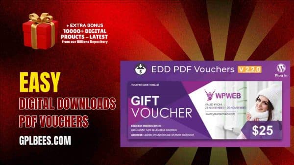 Easy Digital Downloads Pdf Vouchers At Best Price - Gpl Bees