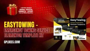 EasyTowing – Emergency Towing Service Elementor Template Kit - Buy GPL 63 at Best Price