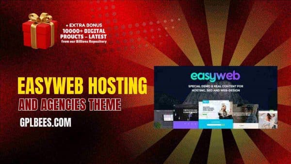 Easyweb Hosting And Agencies Theme At Best Price - Gpl Bees