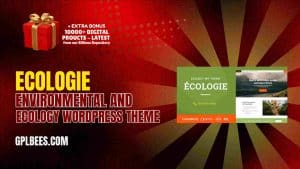 Ecologie Environmental and Ecology WordPress Theme - Buy GPL 140 at Best Price