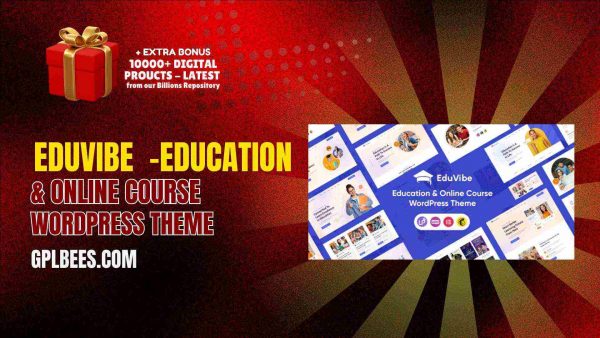 Eduvibe  - Education &Amp; Online Course Wordpress Theme At Best Price - Gpl Bees