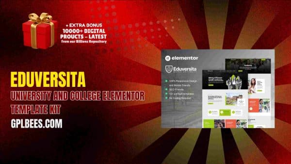 Eduversita – University And College Elementor Template Kit At Best Price - Gpl Bees