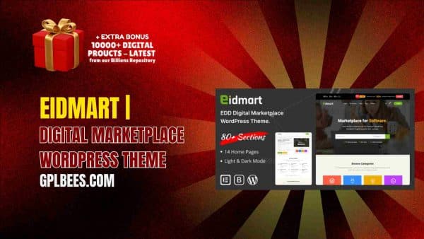 Eidmart | Digital Marketplace Wordpress Theme At Best Price - Gpl Bees
