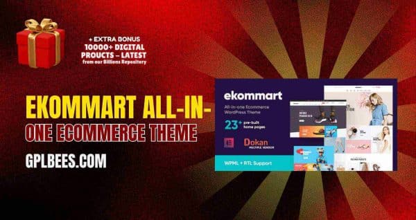 Ekommart All-In-One Ecommerce Theme At Best Price - Gpl Bees