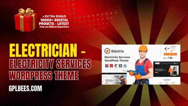 Electrician – Electricity Services Wordpress Theme At Best Price - Gpl Bees