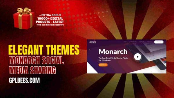 Elegant Themes Monarch Social Media Sharing At Best Price - Gpl Bees