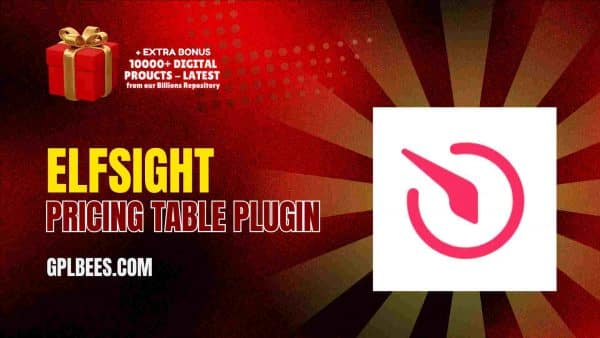 Elfsight Pricing Table Plugin At Best Price - Gpl Bees