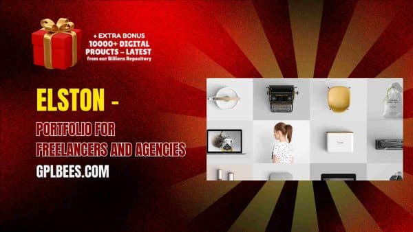 Elston – Portfolio For Freelancers And Agencies At Best Price - Gpl Bees