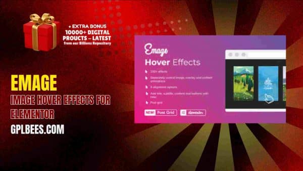 Emage – Image Hover Effects For Elementor At Best Price - Gpl Bees
