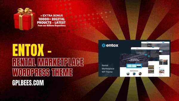 Entox – Rental Marketplace Wordpress Theme At Best Price - Gpl Bees