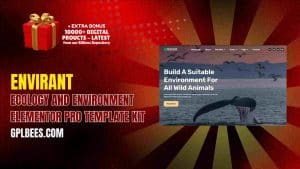 Envirant – Ecology and Environment Elementor Pro Template Kit - Buy GPL 67 at Best Price