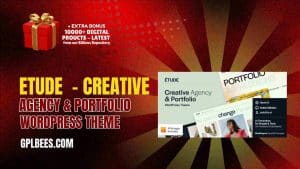 Etude  - Creative Agency & Portfolio WordPress Theme - Buy GPL 4 at Best Price